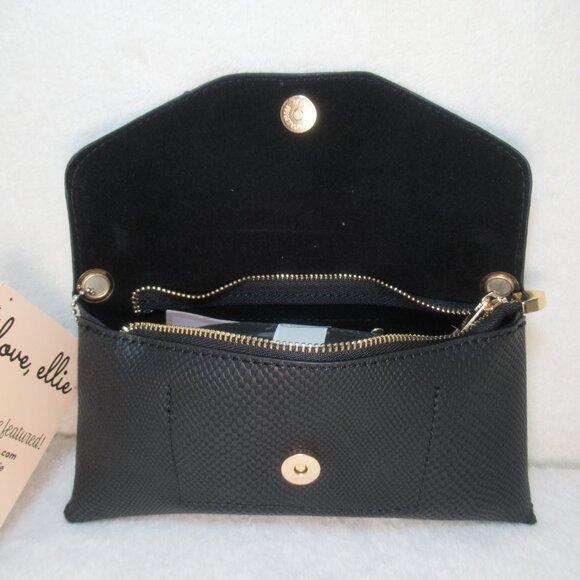 Love, Ellie Convertible Belt Bag – Black Snake Print | NWT - Picture 5 of 9